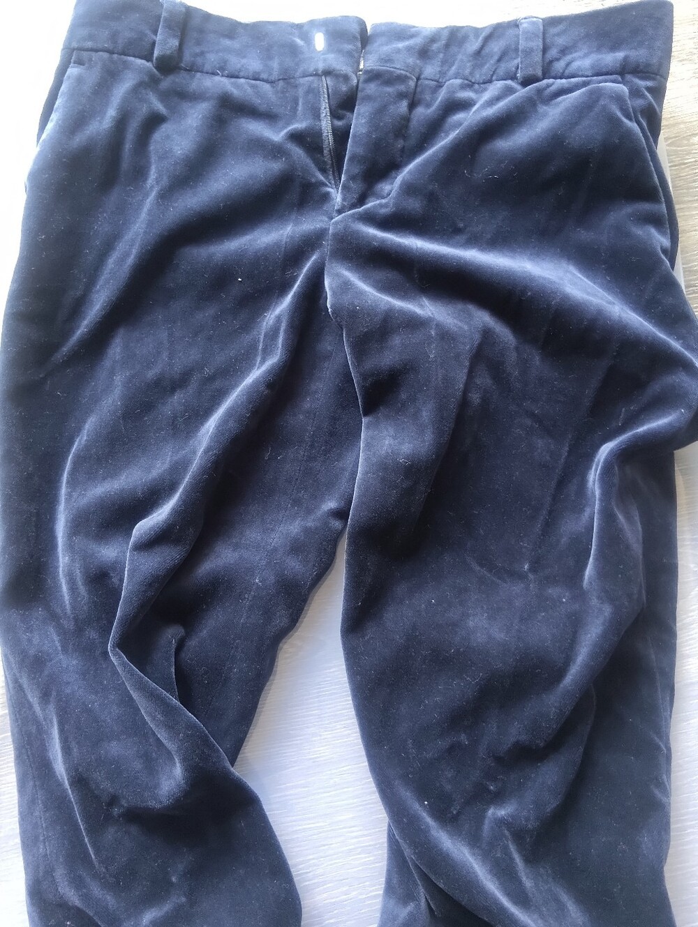Navy blue shade Zara pants - Picture 1 of 8